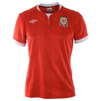 2011-12 Wales Umbro Home Football Shirt