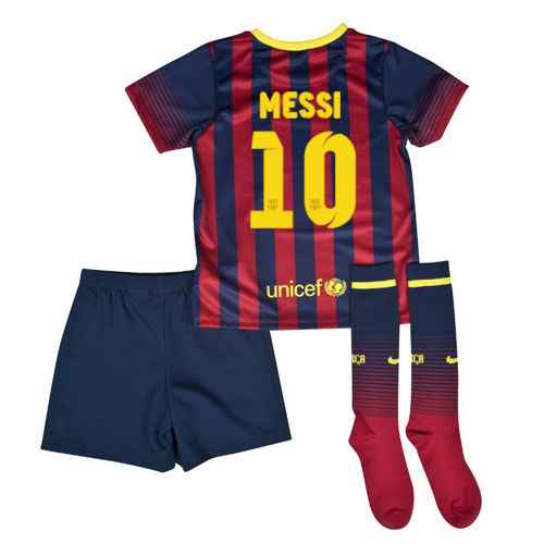 2013-14 Barcelona Home Mini Kit (Messi 10)