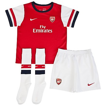 2012-13 Arsenal Home Little Boys Mini Kit