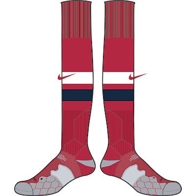 2012-13 Arsenal Home Nike Socks (Red)