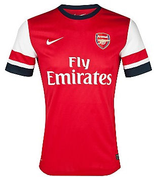 2012-13 Arsenal Nike Womens Home Shirt
