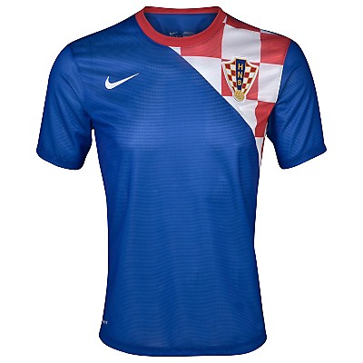 2012-13 Croatia Euro 2012 Away Football Shirt