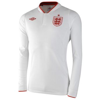 2012-13 England Euro 2012 Long Sleeve Home Shirt
