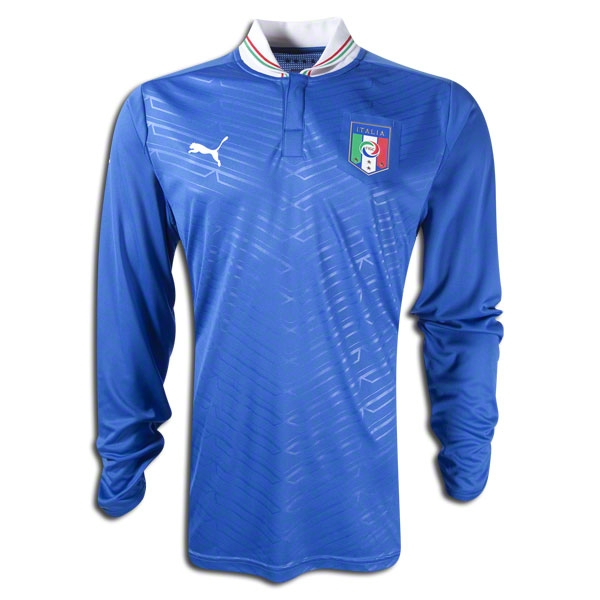 2012-13 Italy Euro 2012 Long Sleeve Home Shirt 2012-13 Italy Euro 2012 Long Sleeve Home Shirt