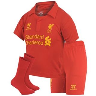 2012-13 Liverpool Home Little Boys Mini Kit