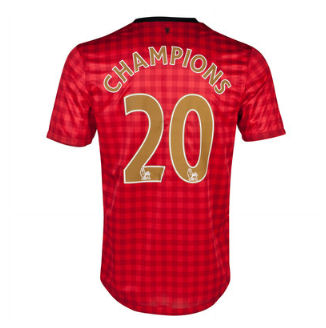 2012-13 Man Utd Home Shirt (Champions 20)