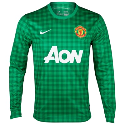 2012-13 Man Utd Nike Home GK Shirt (Green) - Kids 2012-13 Man Utd Nike Home GK Shirt (Green) - Kids