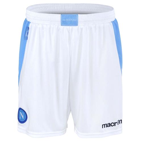 2012-13 Napoli Macron Home Shorts (White)