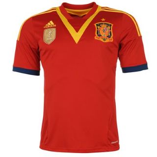 2013-14 Spain Adidas Home Football Shirt 2013-14 Spain Adidas Home Football Shirt