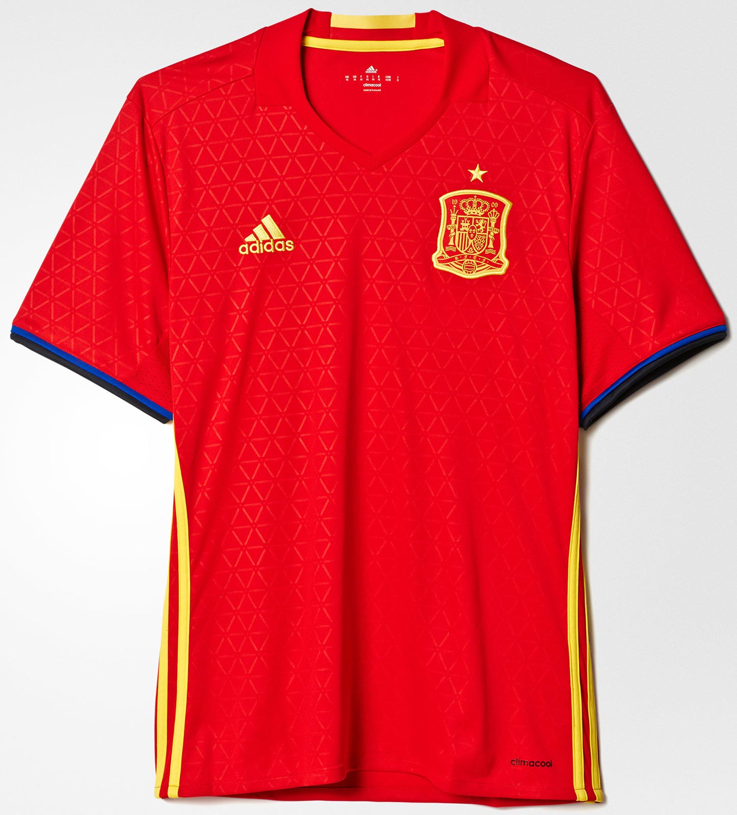 Adidas Spain Euro 2016 Home Jersey