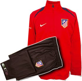07-08 Athletico Madrid Woven Tracksuit (Red)