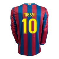 09-10 Barcelona L/S home (Messi 10)