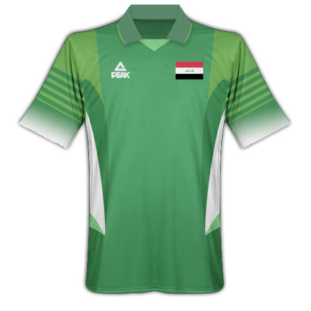 09-10 Iraq home shirt (and shorts)