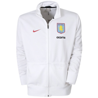 09-10 Aston Villa Lineup Jacket (white)