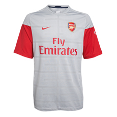 09-10 Arsenal Training shirt (grey)
