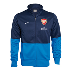 09-10 Arsenal Lineup Jacket (navy)