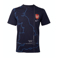 09-10 Arsenal Graphic Tee (navy)