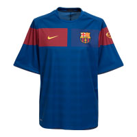 09-10 Barcelona Pre-Match Training shirt (blue)