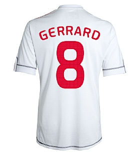 2009-10 Adidas Liverpool Gerrard 8 3rd Soccer Jersey