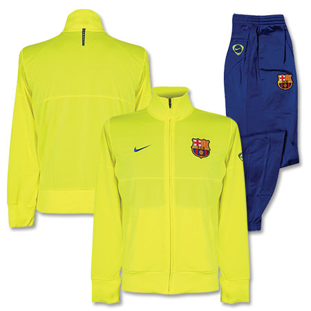 09-10 Barcelona Woven Warmup Suit (Volt/Storm)