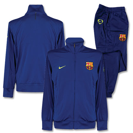 09-10 Barcelona Woven Warmup Suit (Blue)