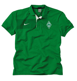 09-10 Werder Bremen Travel Polo Shirt (Green)