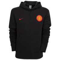 09-10 Man Utd Supporter Hoody (Black)