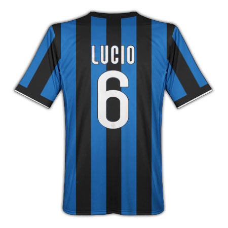 Lucio Nike Inter Milan Home Jersey 2009-10