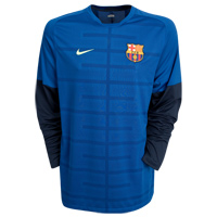 09-10 Barcelona L/S Training Top (Blue)