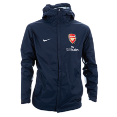 09-10 Arsenal Basic Rainjacket (Navy) - Kids