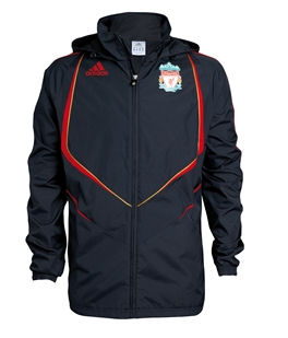 2009-10 Adidas Liverpool Black All Weather Jacket