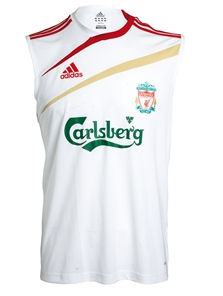 09-10 Liverpool Sleeveless Jersey (white)