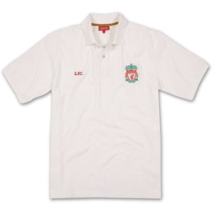 09-10 Liverpool Polo Shirt (white)
