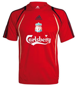 09-10 Liverpool Red Training Jersey