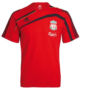 09-10 Liverpool Red Training Tee