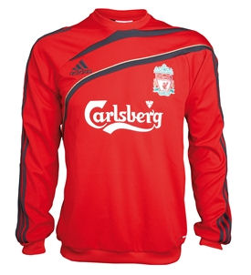 09-10 Liverpool Adult Training Sweater (red)
