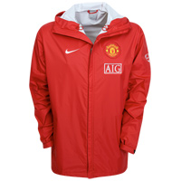 0910 Man Utd Basic Rainjacket (Red)  Kids