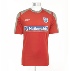 0910 England Training Shirt (Red)
