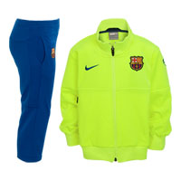 09-10 Barcelona Warmup Tracksuit (Volt/Storm) - Kids