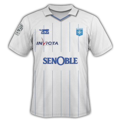 French teams Airness 09-10 Auxerre home shirt