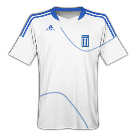 2010-11 Greece World Cup Home Shirt