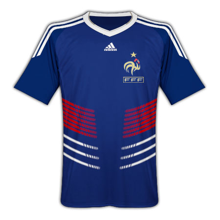 2010-11 France World Cup Home Shirt