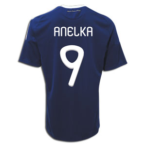 2010 Nicolas Anelka France Home Soccer Kit