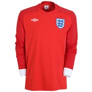 2010-11 England World Cup Long Sleeve Away Shirt (Kids)