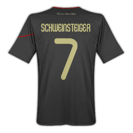 2010-11 Germany Schweinsteiger Away Soccer Jersey