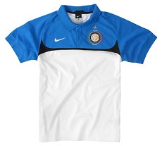 09-10 Inter Milan Travel Polo Shirt (White/Blue)