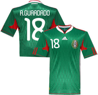 2010-11 Mexico World Cup home (Guardado 18)