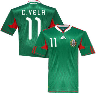 2010-11 Mexico World Cup home (C.Vela 11)