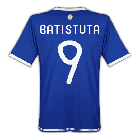 Adidas Gabriel Batistuta World Cup 2010 Away Football Kit