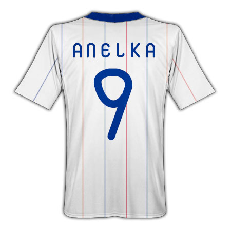 2010-11 France World Cup Away (Anelka 9)